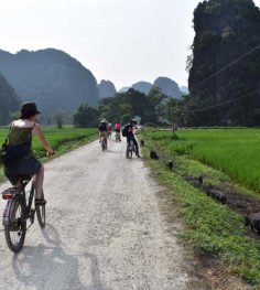 biking in tam coc